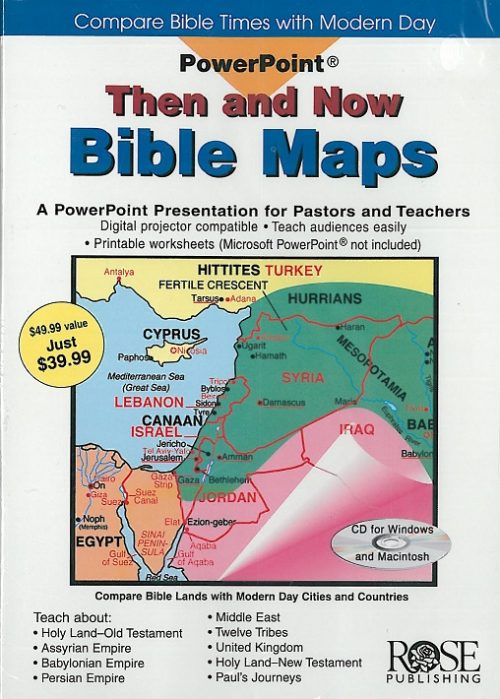 Then and Now Bible Maps (PowerPoint) | Ambassador Publications Store